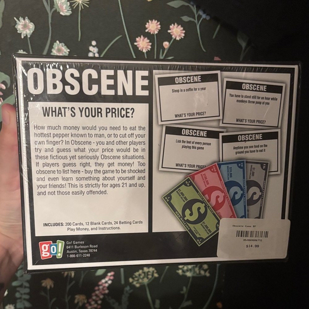 Obscene Card Game for Adults - Picture 3 of 3
